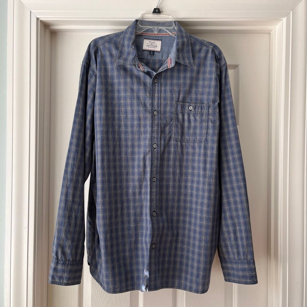 Flag & Anthem long-sleeve button-down, XL